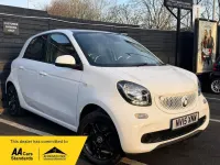 Used Smart ForFour Prime 71 HP (52 kW) 2015 White Hatchback