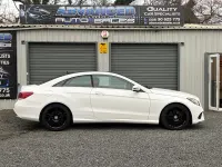 Used Mercedes E220 AMG line 2015 White Coupe