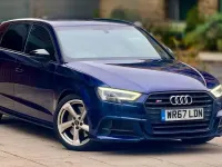 Used Audi S3 Sportback Black Edition 2017 Blue Hatchback