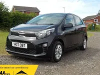 Used Kia Picanto 66 HP (48 kW) 2017 Black Hatchback