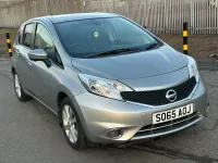 Used Nissan Note Tekna 90 HP (66 kW) 2015 Silver Hatchback