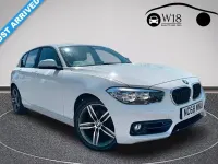 Used BMW 118 Sport Line 2019 White Hatchback