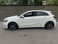 Used Mercedes A180 AMG line 109 HP (80 kW) 2017 White Hatchback