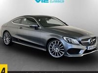 Used Mercedes C220 AMG line 170 HP (125 kW) 2016 Grey Coupe