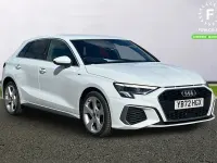 Used Audi A3 e-tron S-Line 2022 White Hatchback