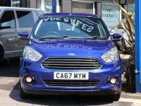 Used Ford Ka Plus Zetec 85 HP (62 kW) 2017 Blue Hatchback