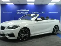 Used BMW 218 M Sport 136 HP (100 kW) 2020 White Cabriolet