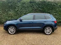 Used Skoda Karoq SE L 109 HP (80 kW) 2021 Blue SUV