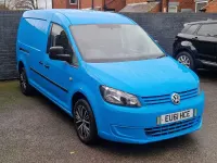 Used VW Caddy 102 HP (75 kW) 2011 Blue MPV