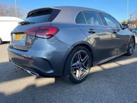 Used Mercedes A200 AMG line 163 HP (119 kW) 2018 Grey Hatchback