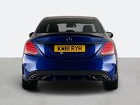 Used Mercedes C250 AMG Line Premium Plus 2018 Blue Sedan