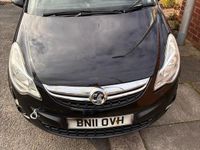 Used Vauxhall Corsa 2011 Black Hatchback