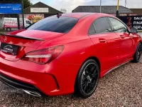 Used Mercedes CLA220 AMG line 177 HP (130 kW) 2017 Red Coupe