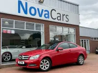 Used Mercedes C220 Executive 2014 Red Coupe