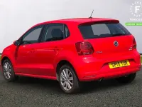 Used VW Polo SE 90 HP (66 kW) 2015 Red Hatchback
