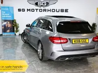 Usado Mercedes C250 AMG Line Premium Plus 204 HP (150 kW) 2016 Prateado Carrinha