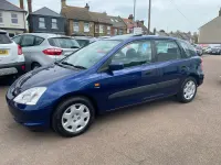 Used Honda Civic SE 110 HP (80 kW) 2002 Blue Hatchback