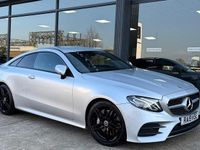 Used Mercedes E300 AMG line 245 HP (180 kW) 2019 Silver Coupe