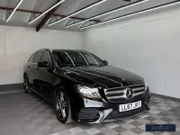 Used Mercedes E220 AMG line 194 HP (142 kW) 2017 Black Estate