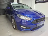 Used Ford Focus ST-Line 140 HP (102 kW) 2018 Blue Hatchback