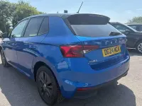 Used Skoda 110 R Colour Edition 81 HP (59 kW) 2024 Race blue metallic black body / magic pearl effect roof Hatchback