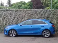 Used Kia Ceed 138 HP (101 kW) 2018 Blue Hatchback