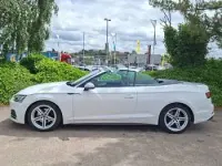Used Audi A5 Cabriolet S-Line 190 HP (139 kW) 2018 White Cabriolet