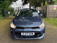 Used Kia Rio 99 HP (72 kW) 2017 Blue Hatchback