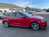 Used Audi A3 S-Line 150 HP (110 kW) 2018 Red Sedan