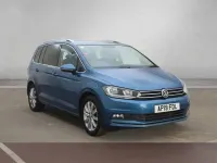 Used VW Touran SEL 150 HP (110 kW) 2019 Blue MPV