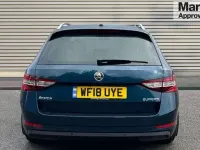 Used Skoda Superb 190 HP (139 kW) 2018 Blue Estate