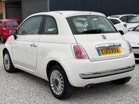Used Fiat 500 Lounge 2013 White Hatchback