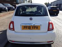 Used Fiat 500 Lounge 2018 White Hatchback