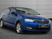 Used Skoda Rapid SE 108 HP (79 kW) 2018 Blue Hatchback