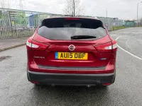 Used Nissan Qashqai N-TEC 110 HP (80 kW) 2015 Red SUV