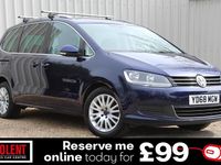 Used VW Sharan SE 150 HP (110 kW) 2019 Blue MPV