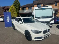 Used BMW 116 Sport Line 116 HP (85 kW) 2016 White Hatchback