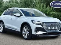 Used Audi Q4 e-tron S-Line 150 kW (204 HP) 2021 White SUV