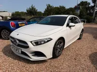 Used Mercedes A180 AMG line 116 HP (85 kW) 2021 White Hatchback