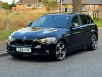 Used BMW 116 Sport Line 2014 Black Hatchback
