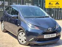 Used Toyota Aygo X-play 68 HP (50 kW) 2016 Blue Hatchback