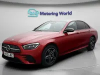 Used Mercedes E300 AMG line 2022 Red Sedan