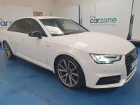 Used Audi A4 Black Edition 150 HP (110 kW) 2018 White Sedan
