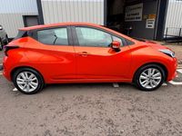 Used Nissan Micra Acenta 71 HP (52 kW) 2017 Orange Hatchback