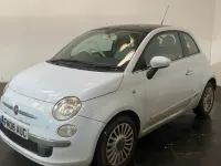 Used Fiat 500 Lounge 69 HP (50 kW) 2008 Blue Hatchback