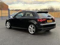 Used Audi A3 S-Line 110 HP (80 kW) 2015 Black Hatchback