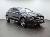 Used Mercedes GLA220 AMG line 177 HP (130 kW) 2016 Blue SUV