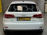 Used Audi A3 Sport 116 HP (85 kW) 2018 White Sedan