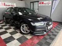 Begagnad Audi A6 S-Line 190 HK (139 kW) 2017 Blå Sedan