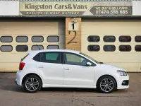 Used VW Polo R-line 90 HP (66 kW) 2017 White Hatchback